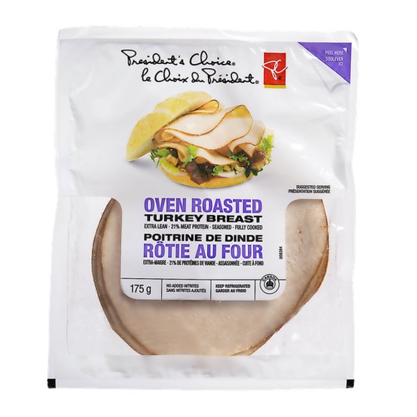 Presidents Choice Natural Choice Oven Roasted Turkey Breast Ppk