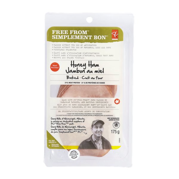 Presidents Choice Free From Baked Honey Ham