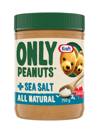 Kraft Only Peanuts + Sea Salt All Natural Peanut Butter