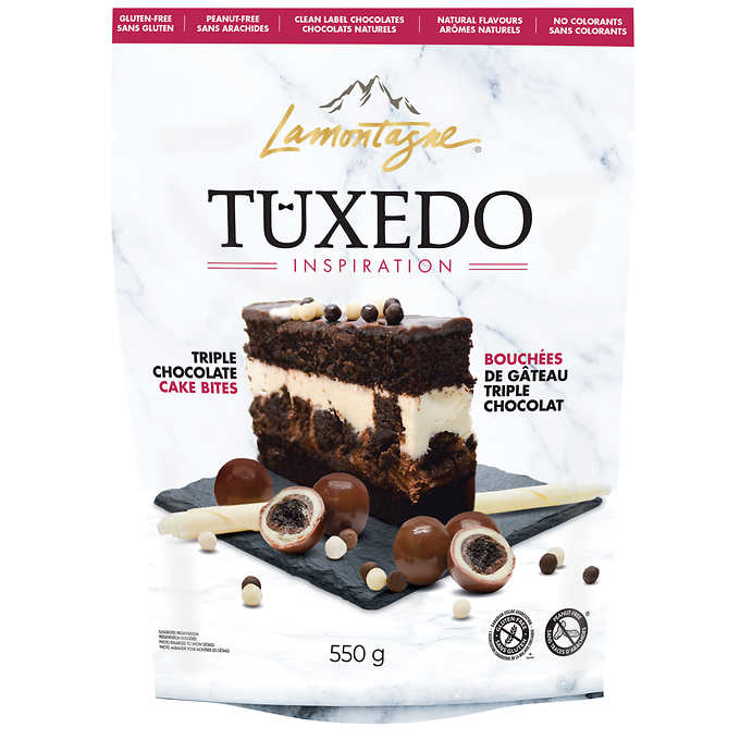Lamontagne Tuxedo Inspiration Triple Chocolate Cake Bites