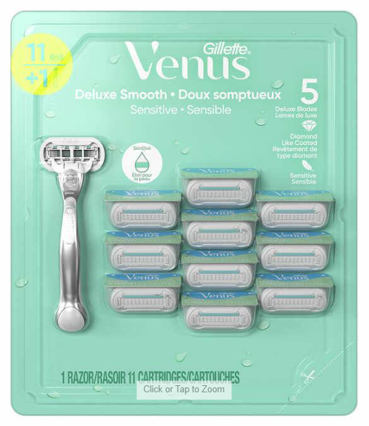 Gillette Venus Deluxe Smooth Women's Razor & Cartridges
